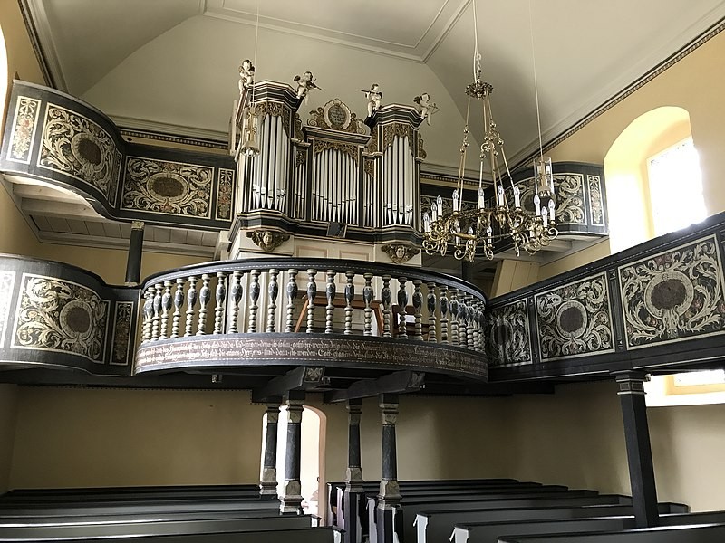 Dorfkirche Ahlsdorf Orgelempore Dorfkirche Ahlsdorf Orgelempore