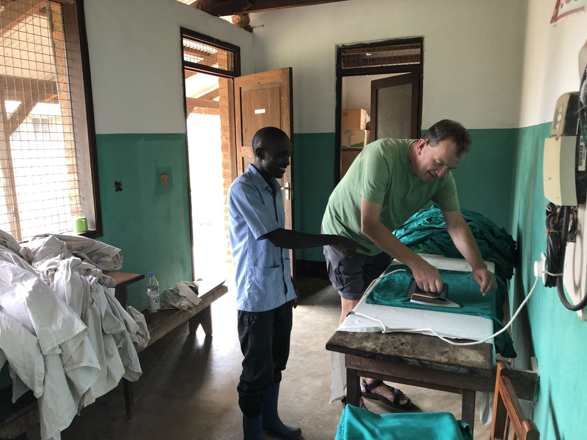 Teamarbeit in Lugala