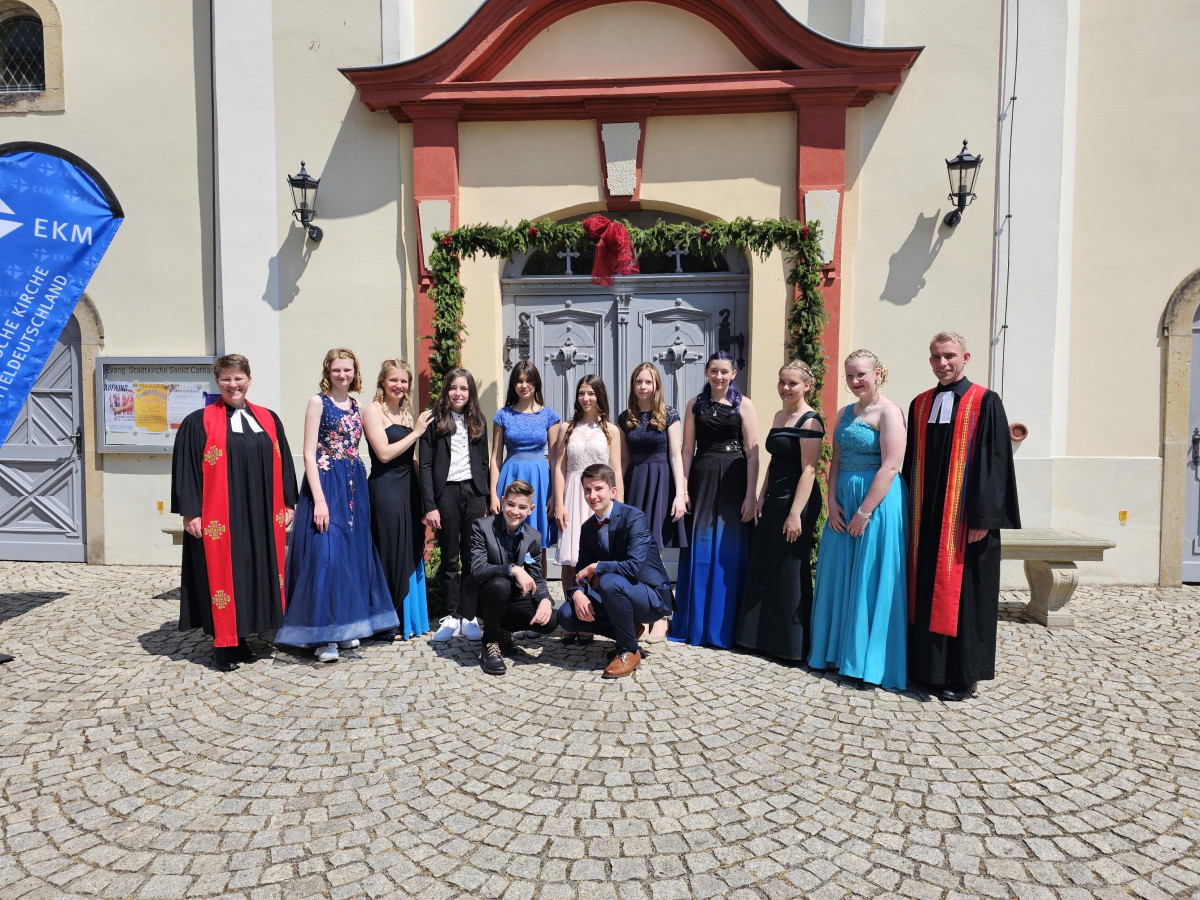 Konfirmation in Elsterwerda 2023 | Foto: Saskia Bugai Konfirmation in Elsterwerda 2023 | Foto: Saskia Bugai