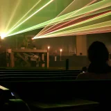 Orgel und Laserlicht im Konzert  Saskia Bugai