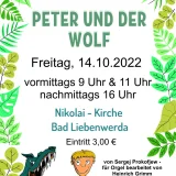 PlakatF,14.10.22Peter und der Wolf  KK Bad Liebenwerda