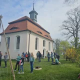 Der Gemeindekirchenrat aus Döllingen hatte die Pfadfinder eingeladen.  Saskia Bugai - Kirchenkreis Bad Liebenwerda