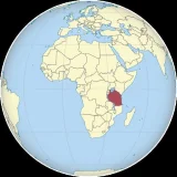  Afrika mit Tansania (rot) Wikipedia | Gemeinfrei