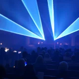 Orgel und Laserlicht im Konzert  Saskia Bugai